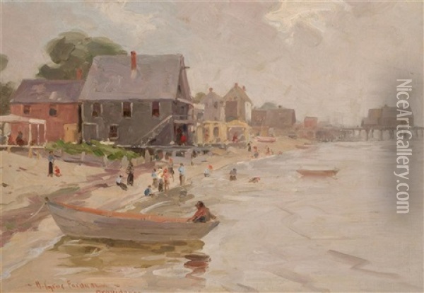 View Of Providence Oil Painting - Herbert Cyrus Farnum