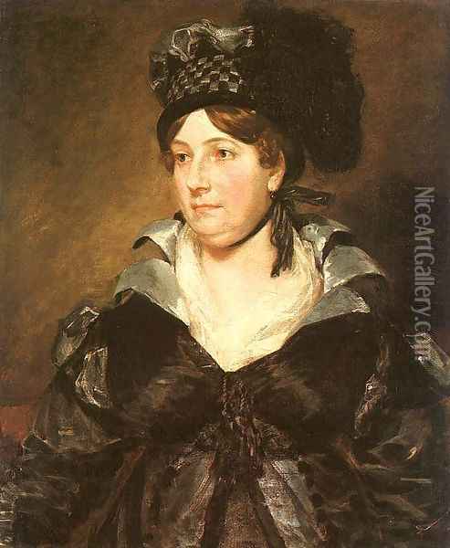 Mrs. James Pulham, Sr. (or Frances Amys) Oil Painting - John Constable