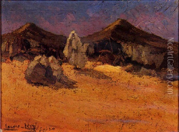 Campement Dans Le Desert Oil Painting -  Lazare-Levy