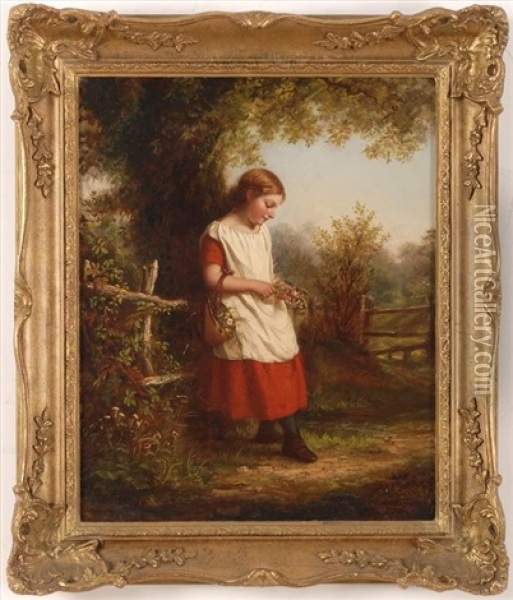 The Maiden Oil Painting - Catherine Seaton Swift