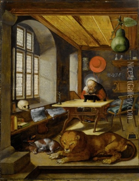 Hieronymus Im Gehause Oil Painting - Albrecht Duerer