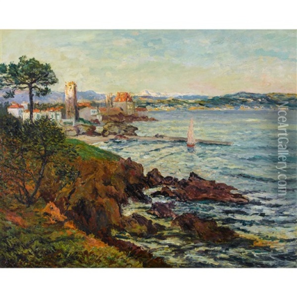 La Baie De La Napoule Oil Painting - Maxime Maufra