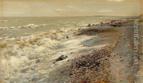 Der Strand Bei Sassnitz (rugen) Oil Painting - Walter Moras