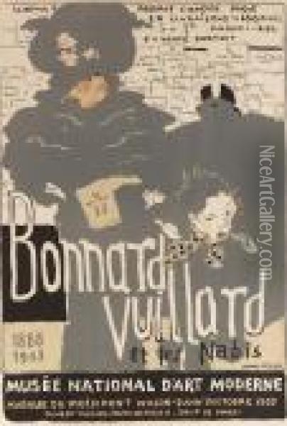 Poster For Bonnard Vuillard Et La Nabis. Oil Painting - Pierre Bonnard
