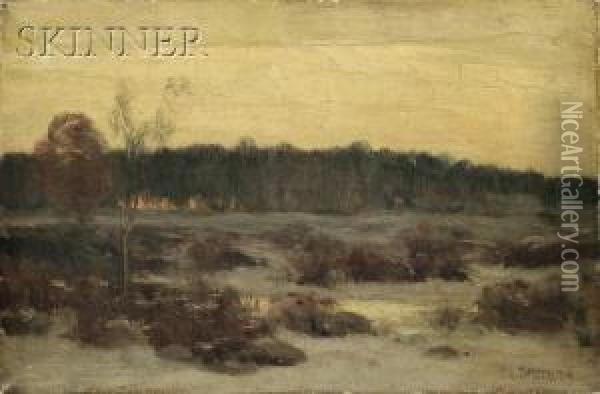 Winter Landscape Oil Painting - Eugene Leslie Smythe