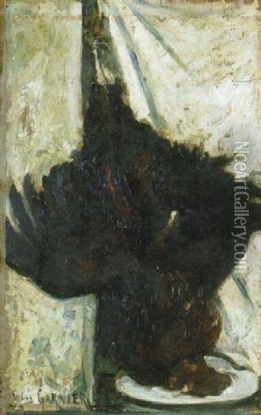 Le Coq Oil Painting - Jules Arsene Garnier