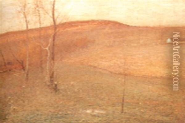 Spring Landscape Oil Painting - John Francis Murphy