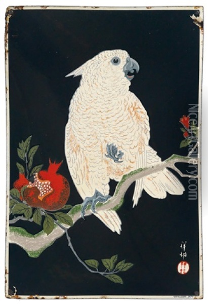 The De Chine Oil Painting - Ohara Shoson
