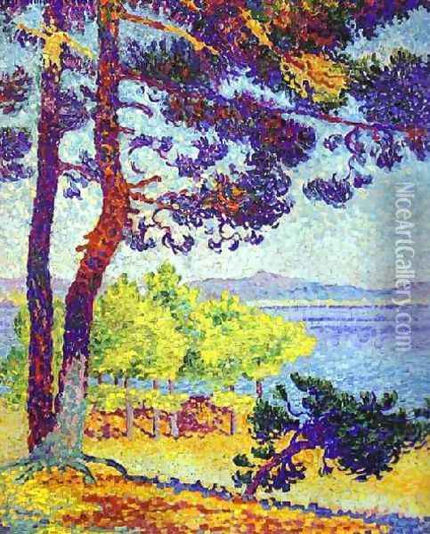 Afternoon at Pardigon, Var, 1907 Oil Painting - Henri Edmond Cross