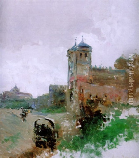 Toledo Oil Painting - Aureliano De Beruete