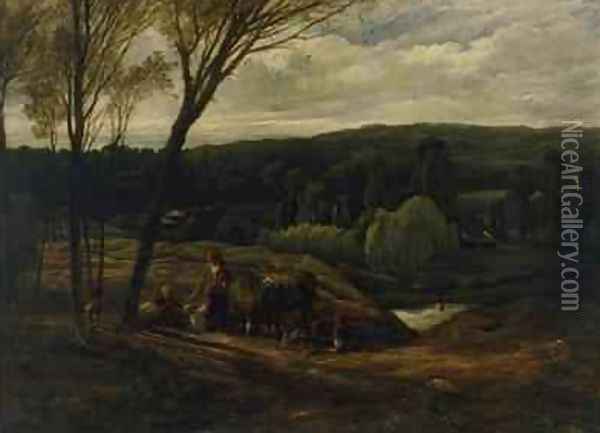 The Bird Catcher A Scene from Nature 1814 Oil Painting - John Linnell