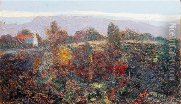 Auvergne, Les Hauts Plateaux Oil Painting - Victor Charreton