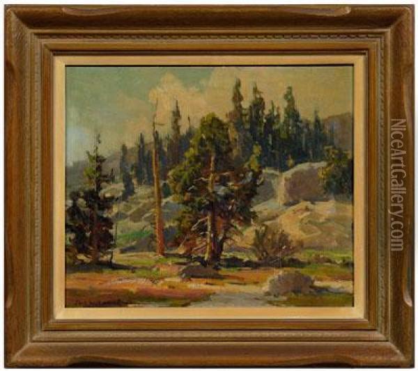 Alpine Landscape Oil Painting - Jack Wilkinson Smith