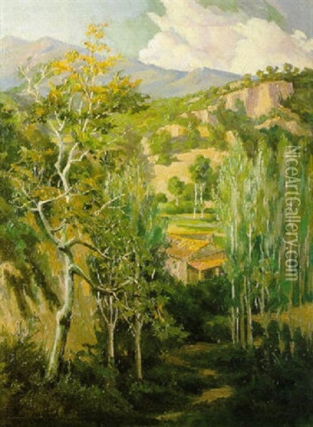 Paisaje De Montana Oil Painting - Juan Baixas-Garrate