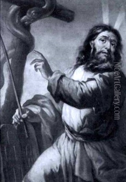 Moses Und Die Eherne Schlange Oil Painting - Martino Altomonte