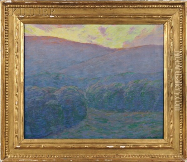 Sunlight Over Vermont Hills Oil Painting - Horace Brown