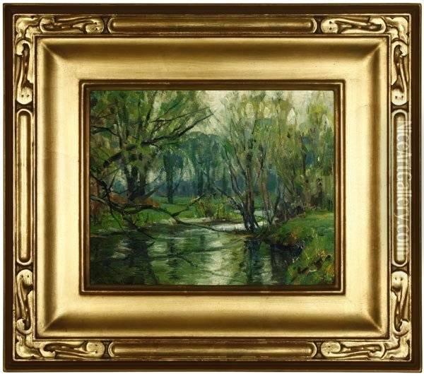 Limpid Brook Oil Painting - John Macgrath