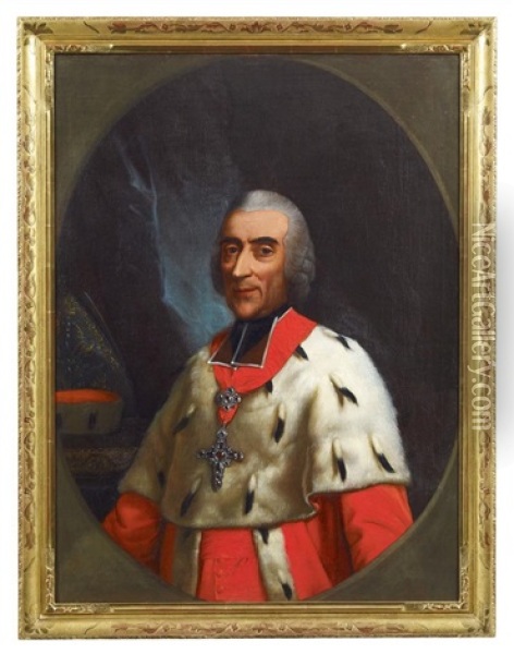 Maximilian Friedrich Von Konigsegg, Kurfurst Von Koln Oil Painting - Georg Oswald May