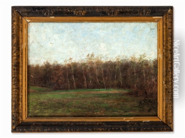 Edge Of An Autumn Forest Oil Painting - Karl Buchholz