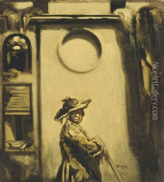The Mendicant Oil Painting - James Ferrier Pryde
