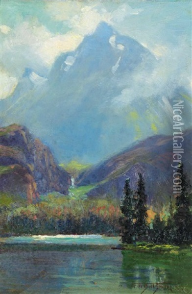 Mt. Fitzwilliam Oil Painting - Frederic Marlett Bell-Smith