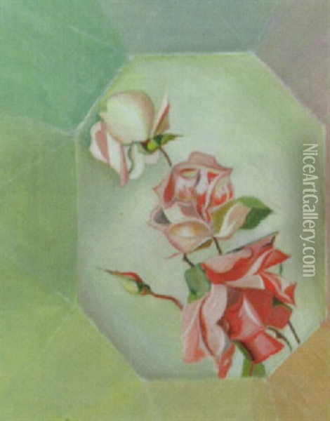 Spectrum Of Roses Oil Painting - Humphrey Jennings