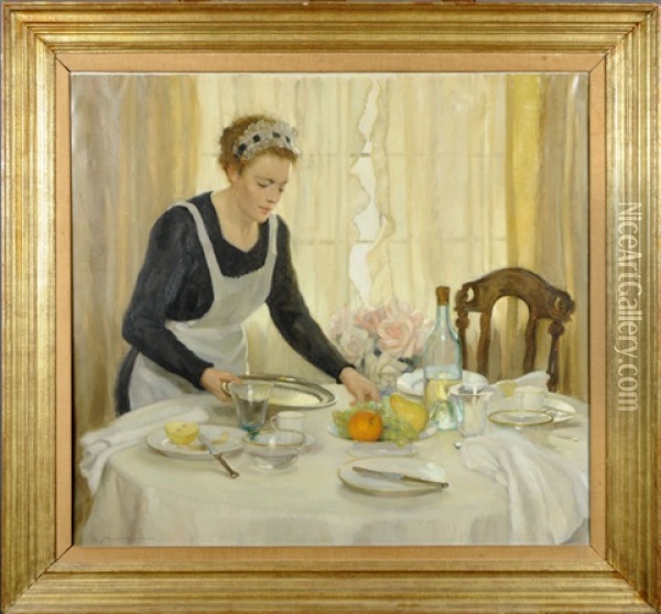 La Femme De Chambre Oil Painting - Marcel Hess