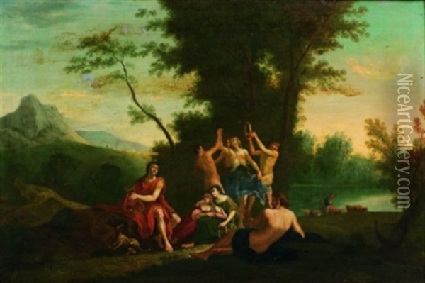 In Arcadia Oil Painting - Cornelis Van Poelenburgh