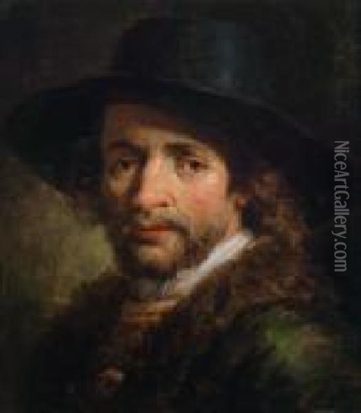 Ritratto Di Uomo Barbato Oil Painting - Gaetano Gandolfi