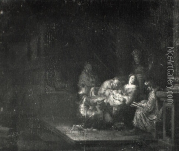 Die Beschneidung Oil Painting -  Rembrandt van Rijn
