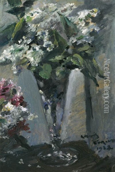 Flieder Im Kelchglas Oil Painting - Lovis Corinth