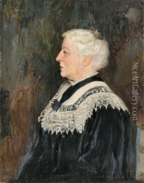 Portrait Of Mrs. Andrew Wheelwright Oil Painting - Lilla Cabot Perry