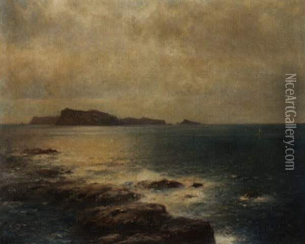 Inseln Vor Der Kuste Oil Painting - Franz Mueller-Gossen