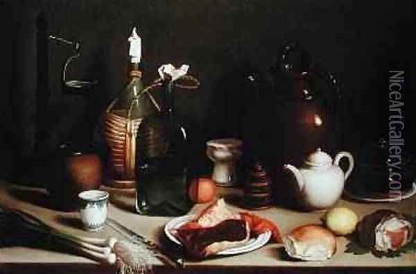 A Still Life Oil Painting - Carlo Magini