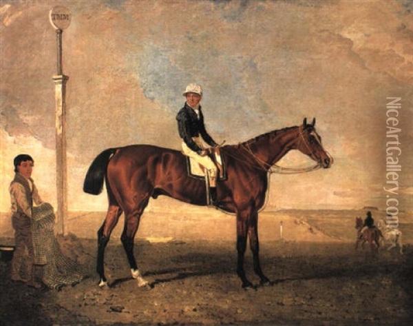 'mameluke' With Wheatley Up Oil Painting - Benjamin Marshall