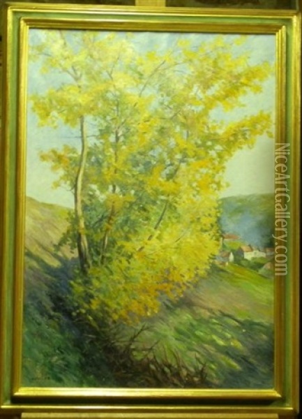 Paysage Oil Painting - Allan Erik August Oesterlind