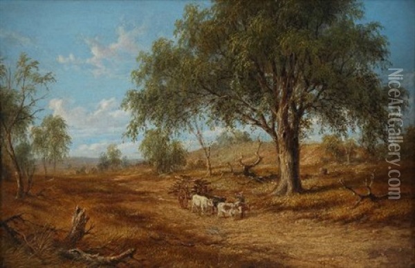 Yan Yean Landscape Oil Painting - Henry C. Gritten
