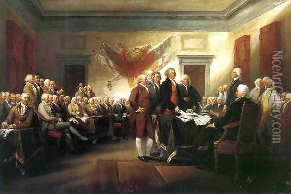 The Declaration of Independence Oil Painting - John Trumbull