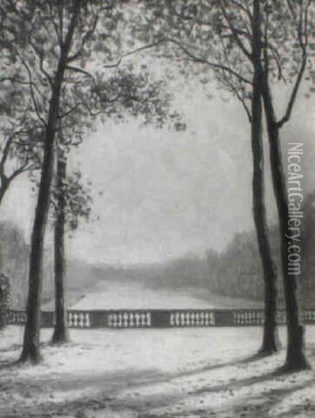 Le Parc Oil Painting - Maurice Chabas