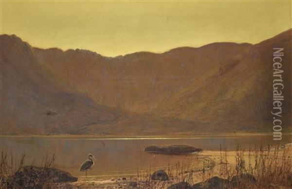 The Haunt Of The Heron Oil Painting - John Atkinson Grimshaw