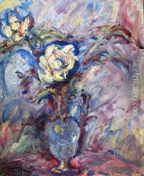 Bouquet De Fleurs Oil Painting - Paul Kron