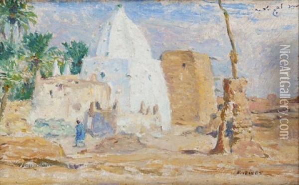 La Kouba De Sidi Ahmed Ben Yahia Oil Painting - Alphonse Etienne Dinet