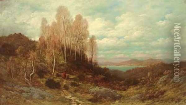 Scottish Landscape Oil Painting - Gustave Dore