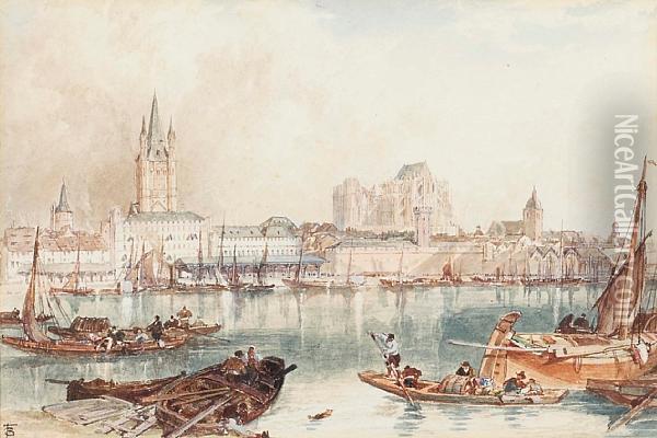 Cologne Oil Painting - Myles Birket Foster