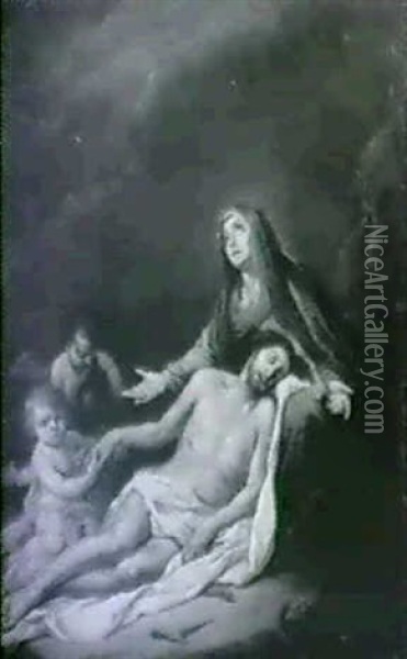 Pieta Oil Painting - Bartolome Esteban Murillo