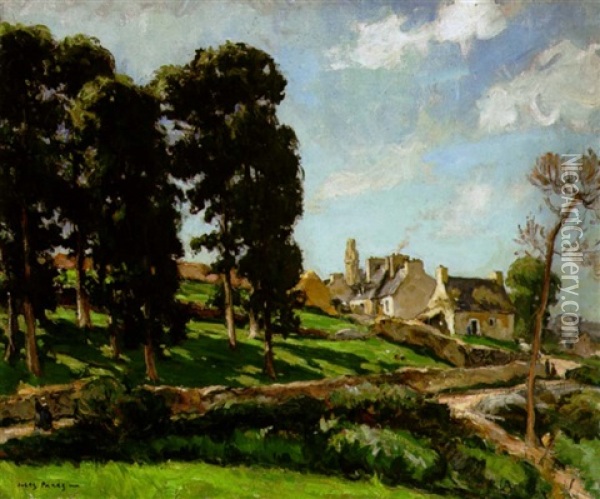 An Afternoon At Dournez Oil Painting - Jules Eugene Pages
