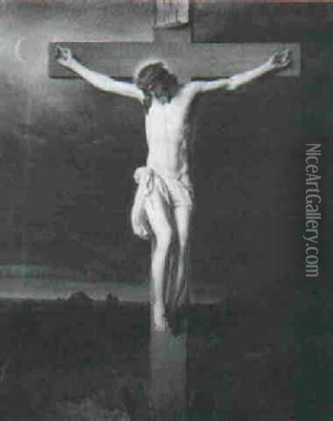 Kruzifixus Oil Painting - Franz Eybl