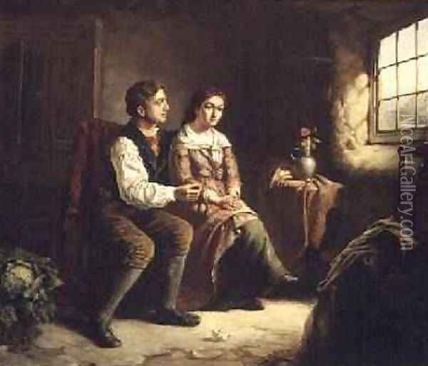 The Proposal Oil Painting - Erskine Nicol