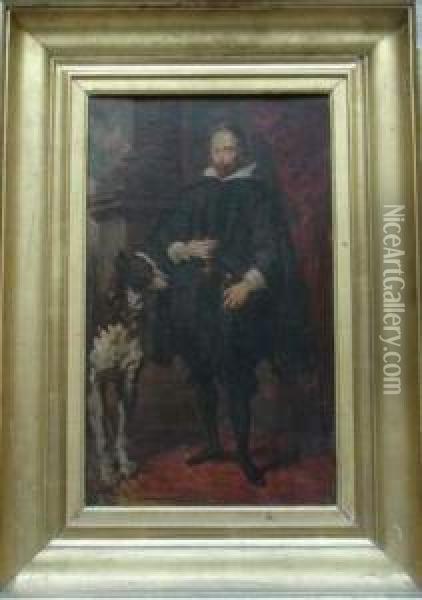 Portrait Du Duc Wolfgang Wilhelm De Pfalz-neuburg Et Julich-berg (1578-1653) Oil Painting - Alexandre-Marie Colin