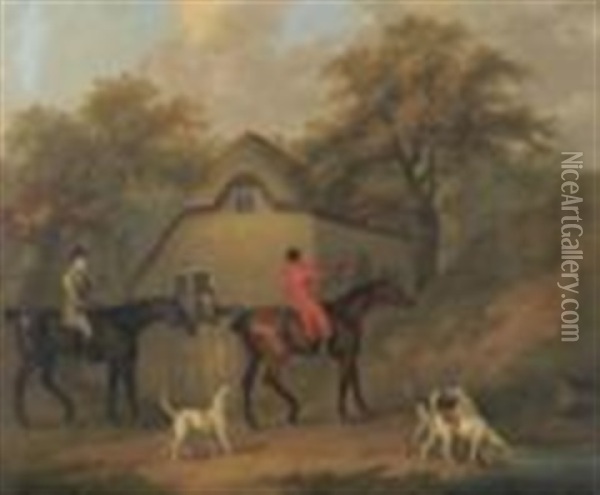 The Return From The Hunt Oil Painting - John Nost Sartorius